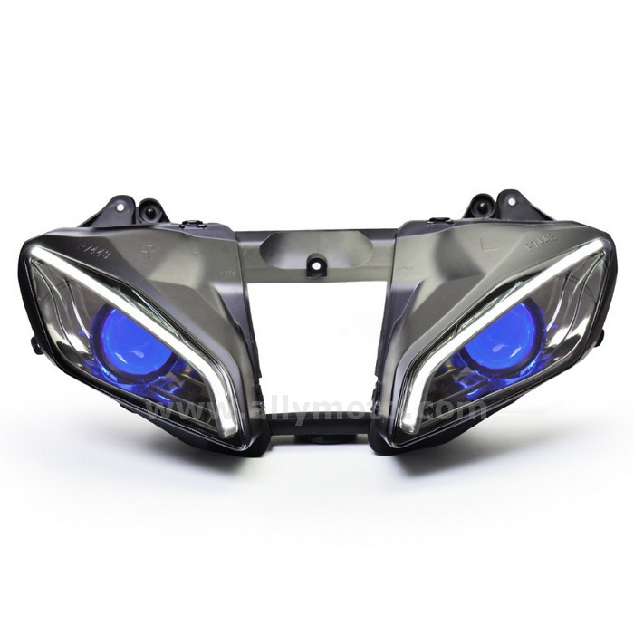 019 Headlight Yamaha Yzf R6 Hid Blue Demon Eyes 2008-2016